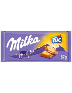 CHOCOLATE MILKA TUC 87G
