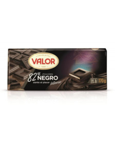 CHOCOLATE VALOR NEGRO 82% 170G