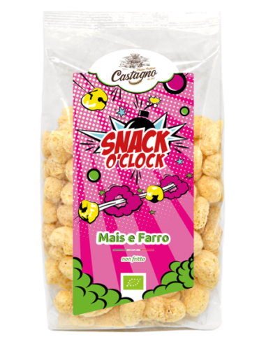 Snacks de Boletes d'Espelta i Blat de Moro ECO Castagno 50g