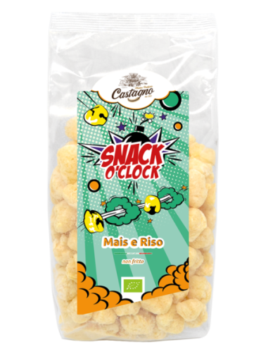 Snacks de Boletes d'Arròs i Blat de Moro ECO Castagno 50g