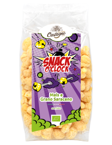 Snacks de Bolitas Maiz Y Trigo Sarraceno ECO Castagno 50g