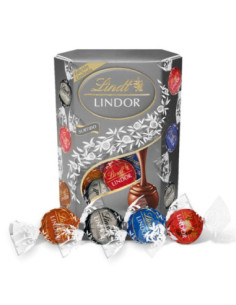 BOMBON LINDOR CORNET SILVER...