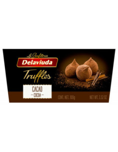 TRUFES DELAVIUDA AL CACAU 100G