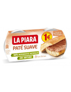 PATE LA PIARA SUAVE 75G PACK-2