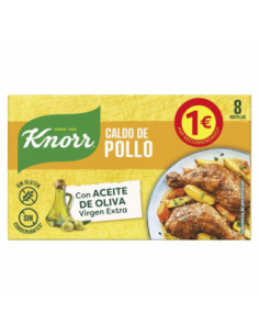 CALDO KNORR PASTILLAS POLLO 8U