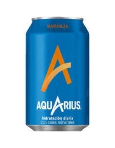 AQUARIUS NARANJA LATA 33CL