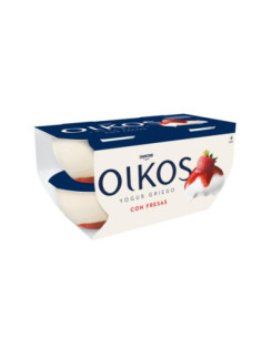 YOGURT OIKOS CON FRESAS...