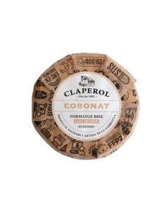 QUESO ECOLÓGICO DE VACA "CORONAT" PASTA BLANDA 350G – MAS CLAPEROL