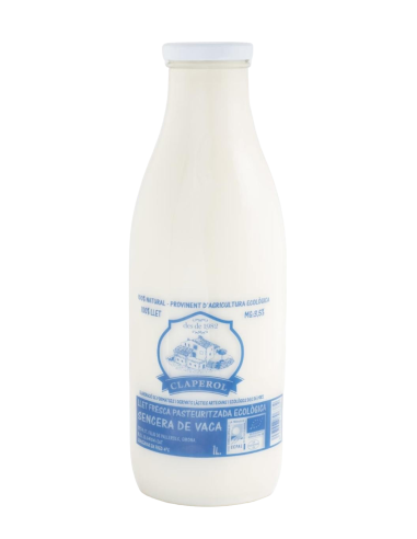 Leche fresca entera ecológica Claperol – 100% natural