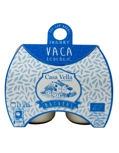 Yogur natural de vaca ecológico Claperol – Suave, fresco y sin acidez