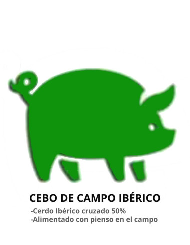 MONTARAZ SALAMANCA - PERNIL ENCEBALL DE CAMP 50% RAZA IBÉRICA (7,8kg - 8,5Kg))
