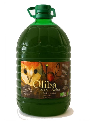 OLI D'OLIVA VERGE EXTRA (OLIBA de Can Dolcet) DEL RAIG SENSE FILTRAR ECO 5L