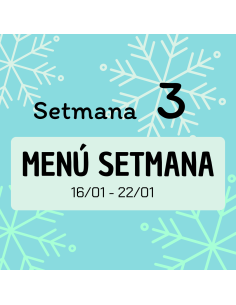 EL TEU MENU DE LA SETMANA A VILAMERCAT ¡Fes la teva comanda online!
