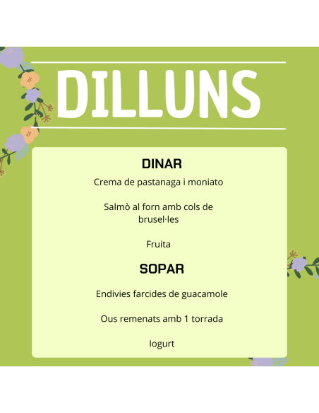 TU MENÚ DE LA SEMANA EN VILAMERCAT.CAT ¡haz tu comanda online!