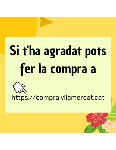 TU MENÚ DE LA SEMANA EN VILAMERCAT.CAT ¡haz tu comanda online!