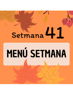 MENÚ DE LA SEMANA 41