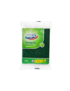 ESTROPAJO MICAL FIBRA VERDE 3U