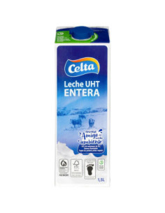 LECHE CELTA ENTERA BRICK 1,5L